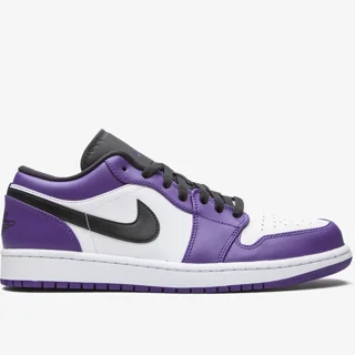 کتونی ایر جردن ۱ بدون ساق کورت بنفش Nike Air Jordan 1 Low Court Purple