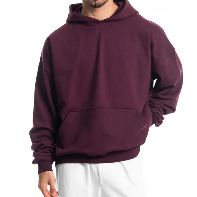 هودی بنفش بیسیک مردانه